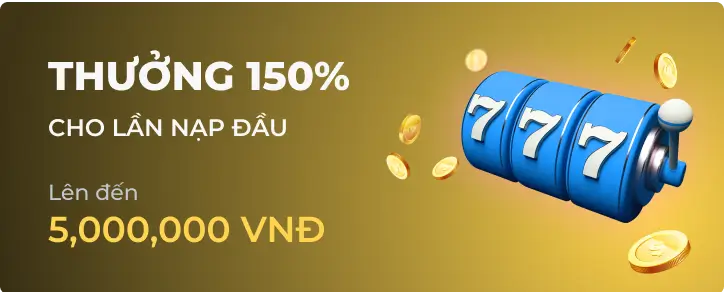 Banner Khuyến mãi Thưởng 150% hấp dẫn Khuyến mãi Thưởng 150% tại keo nha cai bet88