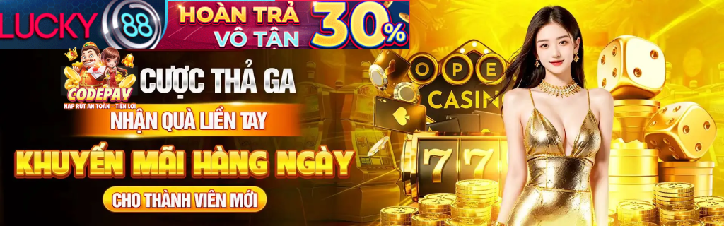Banner quảng cáo Bet88 - Lucky88
